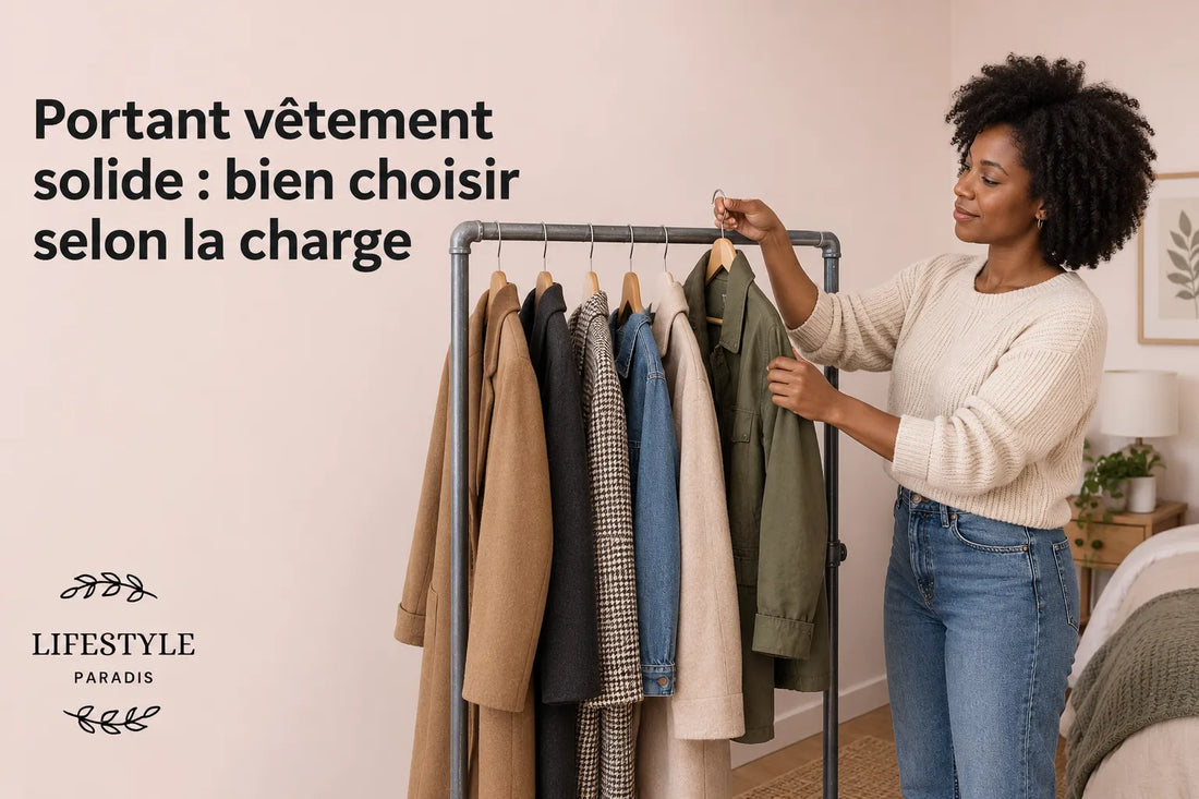 Portant vêtement solide : bien choisir selon la charge